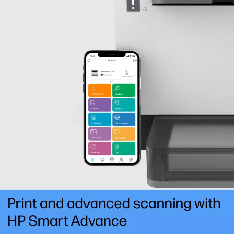 HP LaserJet Tank MFP 2604dw printeris, lāzeris, vienkrāsainā druka, 600 x 600 DPI, A4, tiešā druka, pelēks