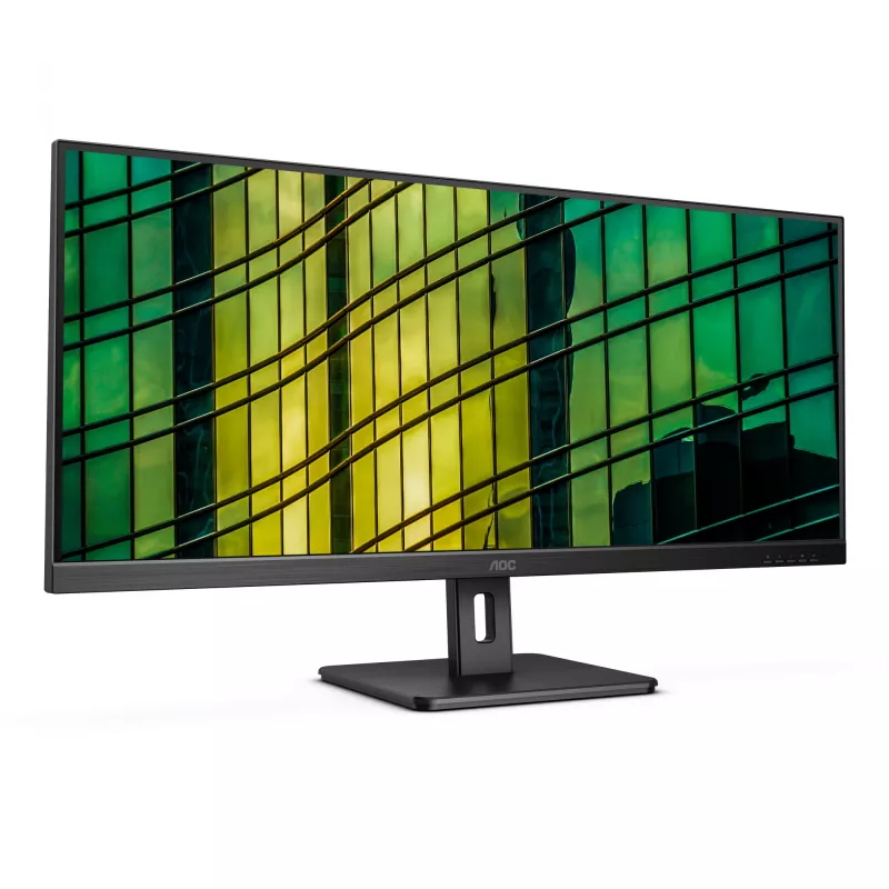 AOC E2 U34E2M/BK datora monitors 86,4 cm (34 collas) 3440 x 1440 pikseļi UltraWide Quad HD LED Melns