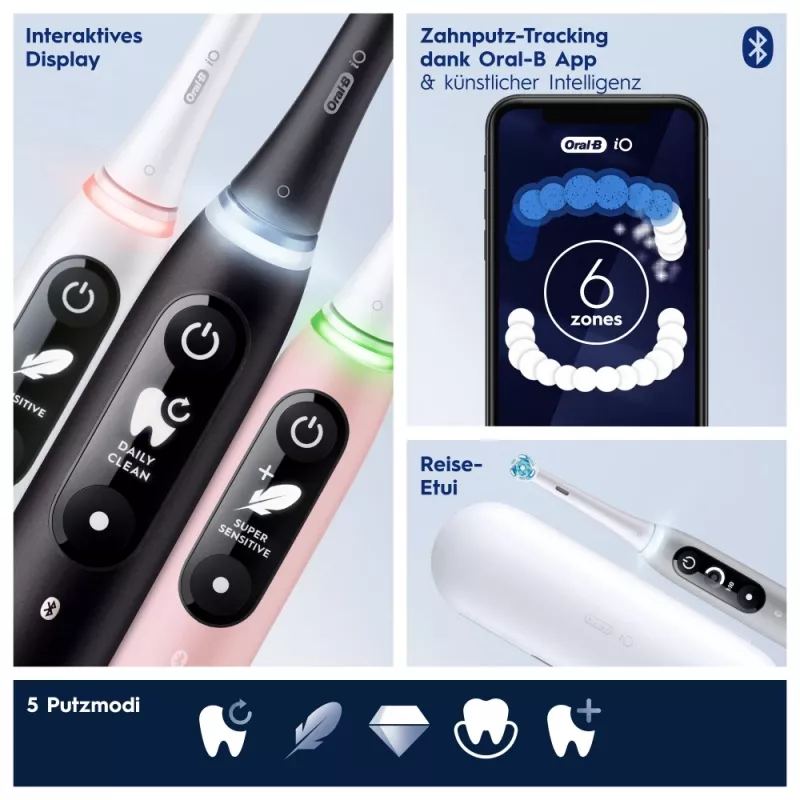 Oral-B 445234 elektriskā zobu birste pieaugušajiem vibrējoša balta