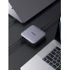 Ugreen 40914 Nexode 200W GaN darbvirsmas USB-C USB-A lādētājs, lietošanai telpās, AC, 21 V, 5 A, 2 m, melna, pelēka