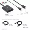 CLUB3D HDMI + Micro USB to DisplayPort™ 4K120Hz vai 8K30Hz M/F aktīvais adapteris