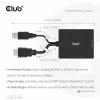 CLUB3D HDMI + Micro USB to DisplayPort™ 4K120Hz vai 8K30Hz M/F aktīvais adapteris