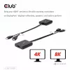 CLUB3D HDMI + Micro USB to DisplayPort™ 4K120Hz vai 8K30Hz M/F aktīvais adapteris