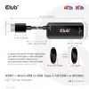 CLUB3D HDMI + Micro USB uz USB Type-C 4K120Hz vai 8K30Hz M/F aktīvais adapteris