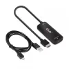CLUB3D HDMI + Micro USB uz USB Type-C 4K120Hz vai 8K30Hz M/F aktīvais adapteris