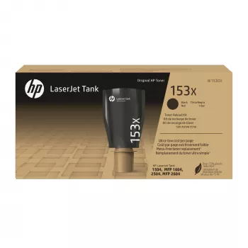 HP 153X melns oriģinālais LaserJet Tank tonera pārlādēšanas komplekts, 5000 lapas, melns, 1 gab.