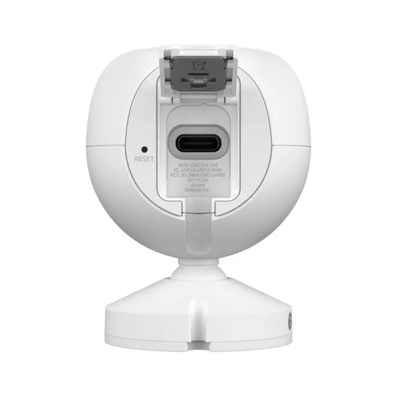 IP drošības kamera UBIQUITI G4 Instant Cube Outdoor – 5 MP (2688×1512), 2,8 mm, Wi‑Fi, IR nakts redzamība, 30 kadri/s, 5 W, USB barošana