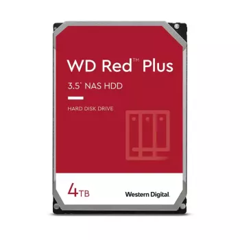 WESTERN DIGITAL Cietais disks - WD Red Plus WD40EFPX - 4TB - SATA 6gb/s - 3.5in - 5400 RPM - 256MB kešatmiņa