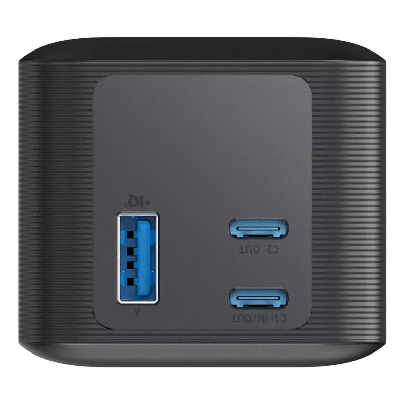 Pārnēsājams lādētājs Anker 737 (A1289011) — 24000 mAh, 140W, 2× USB-C + 1× USB-A, Sudraba/Melns