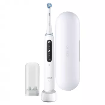 Oral-B iO Series 5 Pieaugušajiem rotējoši-oscilējoša zobu birste Balta