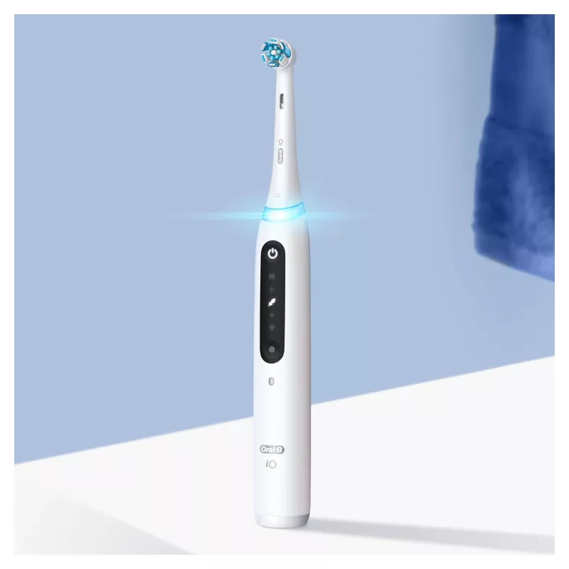 Oral-B iO Series 5 Pieaugušajiem rotējoši-oscilējoša zobu birste Balta