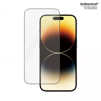 Ekrāna aizsargs PanzerGlass Apple iPhone 14 Pro Ultra-Wide Fit EasyAligner Izturīgs pret skrāpējumiem un triecieniem