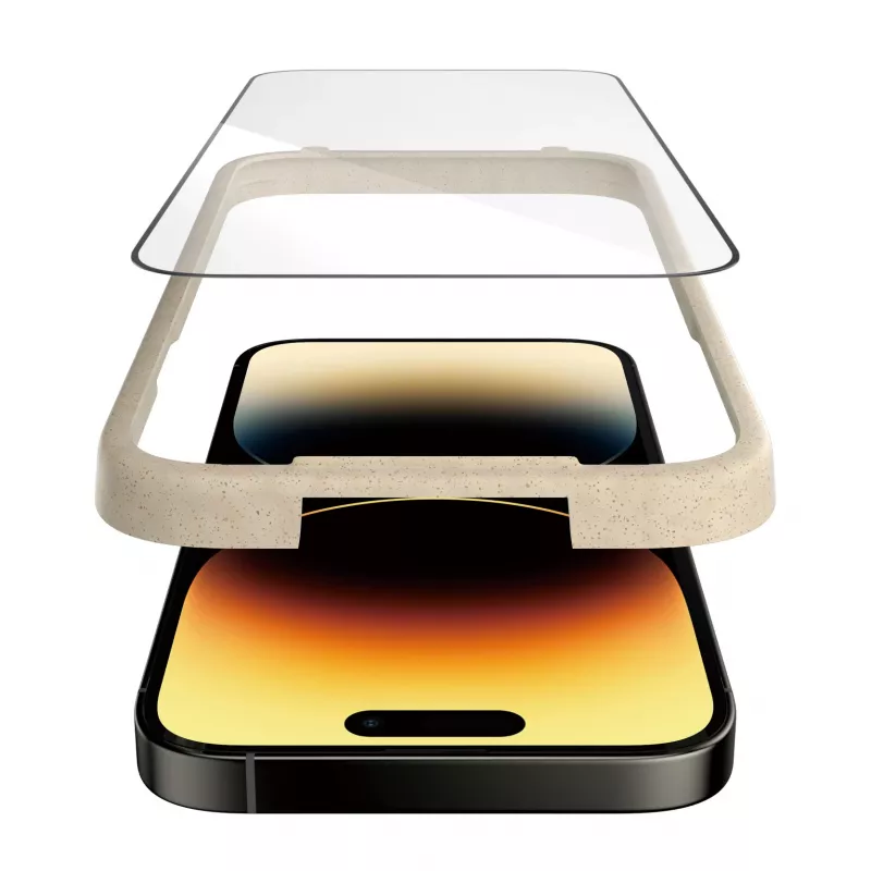 Ekrāna aizsargs PanzerGlass Apple iPhone 14 Pro Ultra-Wide Fit EasyAligner Izturīgs pret skrāpējumiem un triecieniem