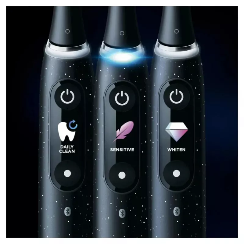 Oral-B iO Series 10 pieaugušo rotējoša-oscillējoša zobu birste Melna