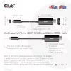 CLUB3D MiniDisplayPort 1.4 uz HDMI 4K120Hz vai 8K60Hz HDR10+ kabelis M/M 1,8m / 6 pēdas