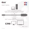 CLUB3D MiniDisplayPort 1.4 uz HDMI 4K120Hz vai 8K60Hz HDR10+ kabelis M/M 1,8m / 6 pēdas