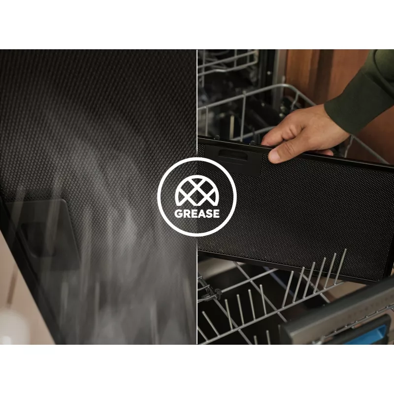 Iebūvējams tvaika nosūcējs Electrolux LFP616X, 598 mm platums, 600 m³/h, pelēks, tauku filtrs, 68 dB