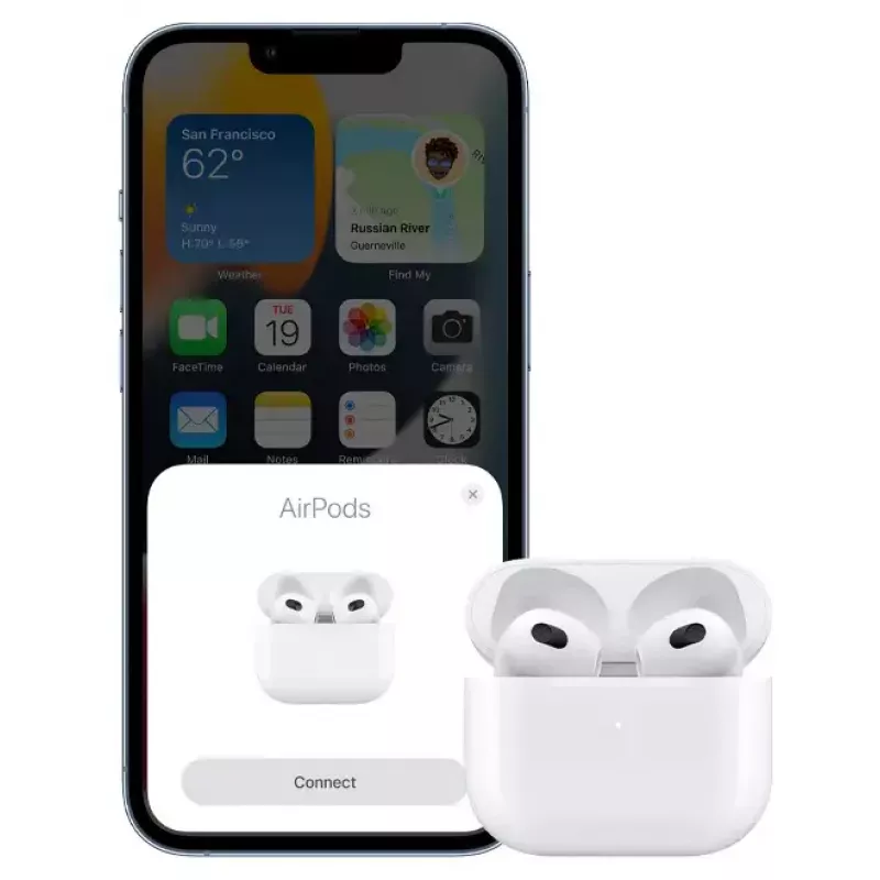 Austiņas Apple AirPods 3. paaudze ar Lightning uzlādes futrāli