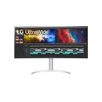 LG 38BQ85C-W datora monitors 95,2 cm (37,5 collas) 3840 x 1600 pikseļi Quad HD+ Balts