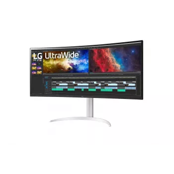 LG 38BQ85C-W datora monitors 95,2 cm (37,5 collas) 3840 x 1600 pikseļi Quad HD+ Balts
