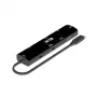 CLUB3D USB4™ Gen3x2 Type-C, 6-in-1 centrmezgls ar HDMI™ 8K60Hz vai 4K120Hz, 2xUSB Typee-A(10G), Ethernet RJ45(2.5G) un 2xUSB Type-C, 1x Data(10G) un 1xPD3.0 uzlāde 100 W