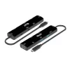 CLUB3D USB4™ Gen3x2 Type-C, 6-in-1 centrmezgls ar HDMI™ 8K60Hz vai 4K120Hz, 2xUSB Typee-A(10G), Ethernet RJ45(2.5G) un 2xUSB Type-C, 1x Data(10G) un 1xPD3.0 uzlāde 100 W