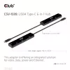 CLUB3D USB4™ Gen3x2 Type-C, 6-in-1 centrmezgls ar HDMI™ 8K60Hz vai 4K120Hz, 2xUSB Typee-A(10G), Ethernet RJ45(2.5G) un 2xUSB Type-C, 1x Data(10G) un 1xPD3.0 uzlāde 100 W