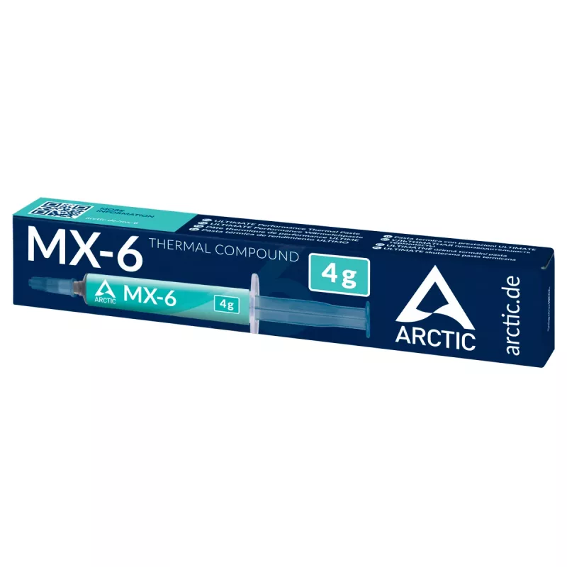 ARCTIC MX-6 ULTIMATE Performance Thermal Paste, Thermal grease, pelēka, 4 g, 1 gab., 24 mm, 120 mm