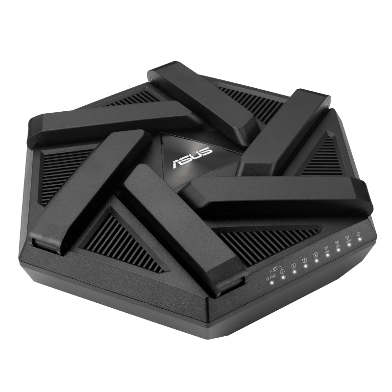 ASUS RT-AXE7800 bezvadu maršrutētājs Trīsjoslu (2.4 GHz / 5 GHz / 6 GHz) Melns