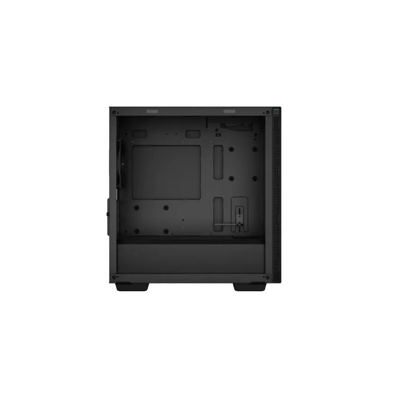 PC korpuss DeepCool CH370 Mini Tower — microATX/Mini‑ITX, rūdīts stikls, atbalsta līdz 32 cm GPU