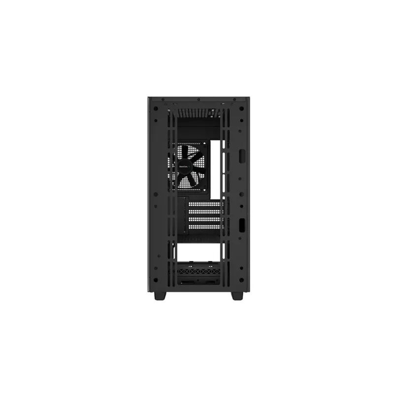 PC korpuss DeepCool CH370 Mini Tower — microATX/Mini‑ITX, rūdīts stikls, atbalsta līdz 32 cm GPU