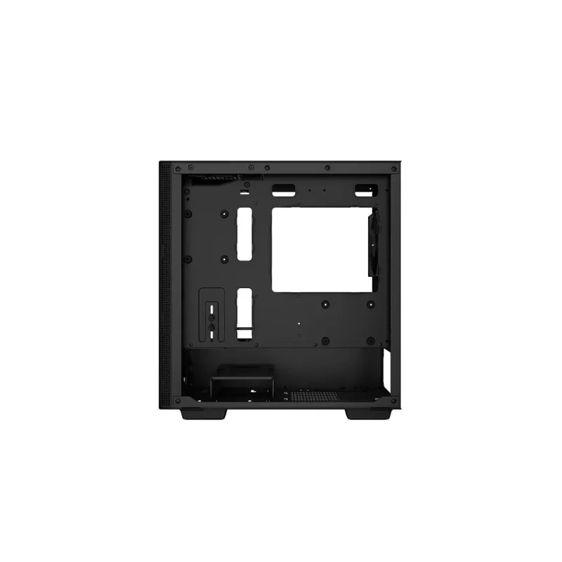 PC korpuss DeepCool CH370 Mini Tower — microATX/Mini‑ITX, rūdīts stikls, atbalsta līdz 32 cm GPU