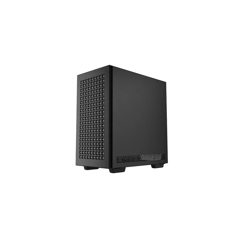 PC korpuss DeepCool CH370 Mini Tower — microATX/Mini‑ITX, rūdīts stikls, atbalsta līdz 32 cm GPU