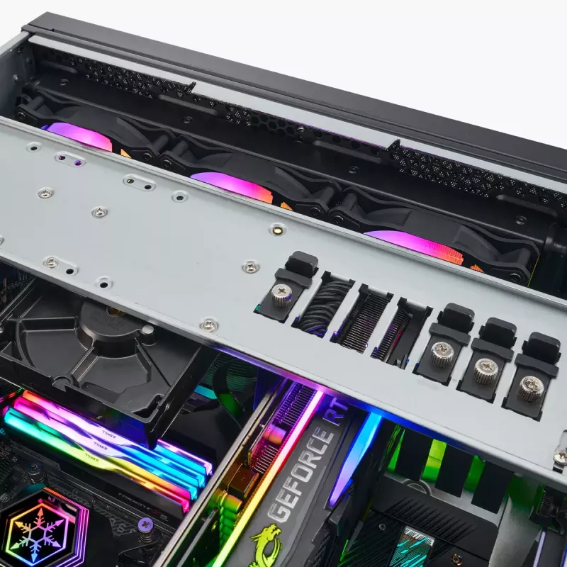 Servera korpuss Silverstone SST-RM44 tornis melns ATX 240 360mm