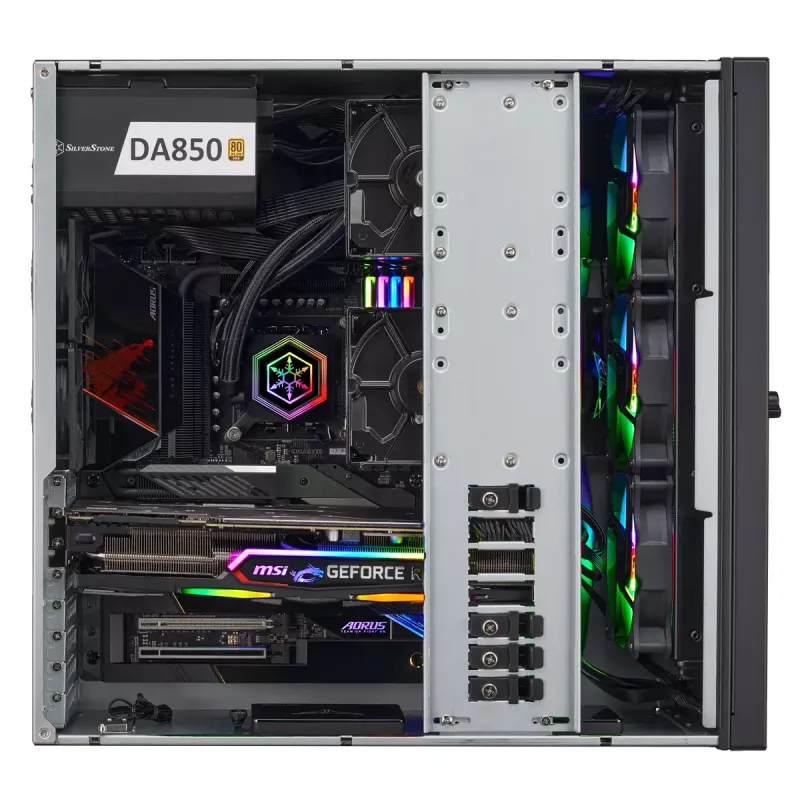 Servera korpuss Silverstone SST-RM44 tornis melns ATX 240 360mm