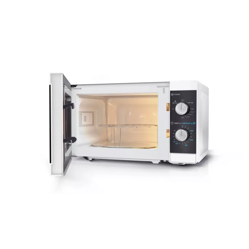Sharp YC-MG01E-W mikroviļņu krāsns Melns, Balts Grill mikroviļņu krāsns Countertop 20 L 800 W