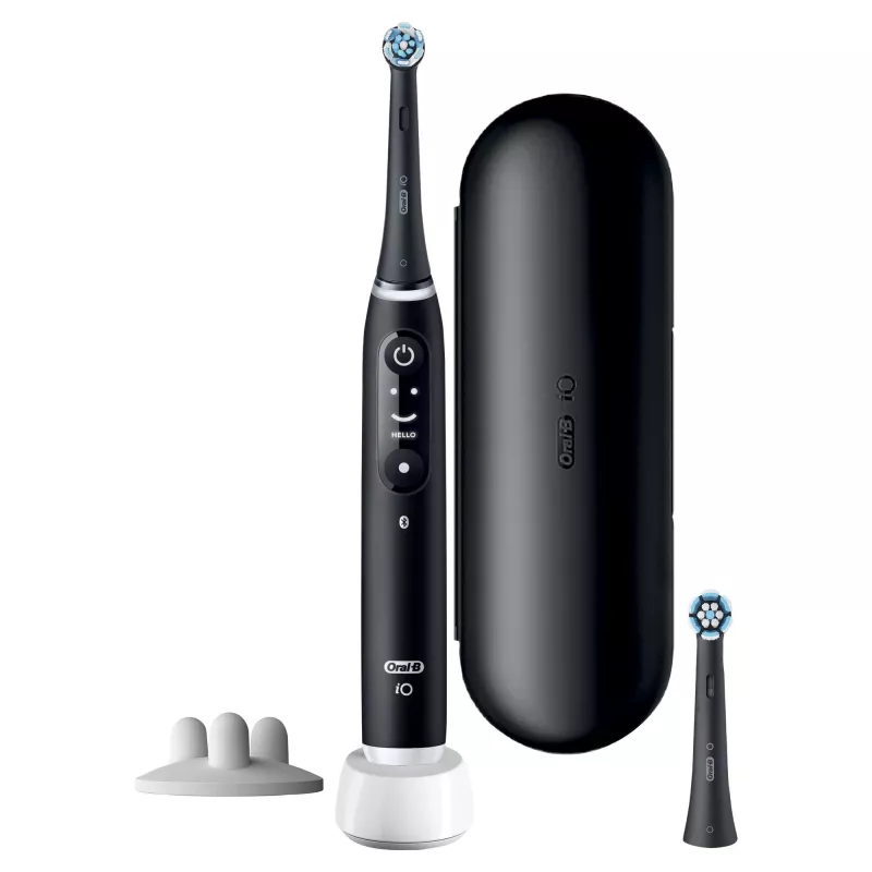 Oral-B iO 6 Pieaugušajiem vibrējoša zobu birste Melna
