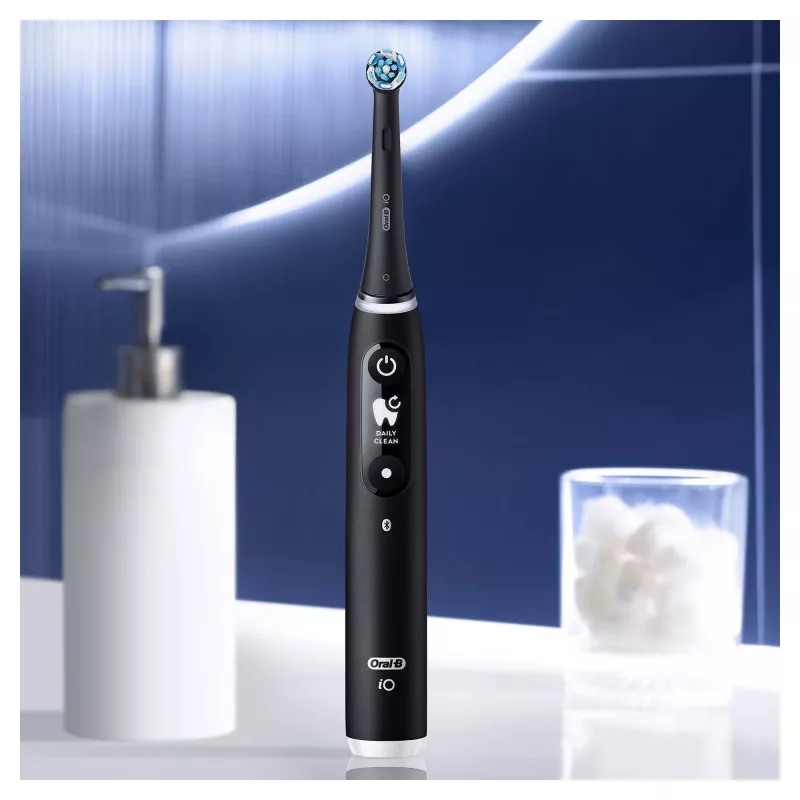 Oral-B iO 6 Pieaugušajiem vibrējoša zobu birste Melna