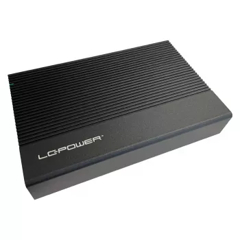 HDD/SSD korpuss LC-Power LC-35U3-C 3.5 collu Melns USB Type-C 6 Gbit/s