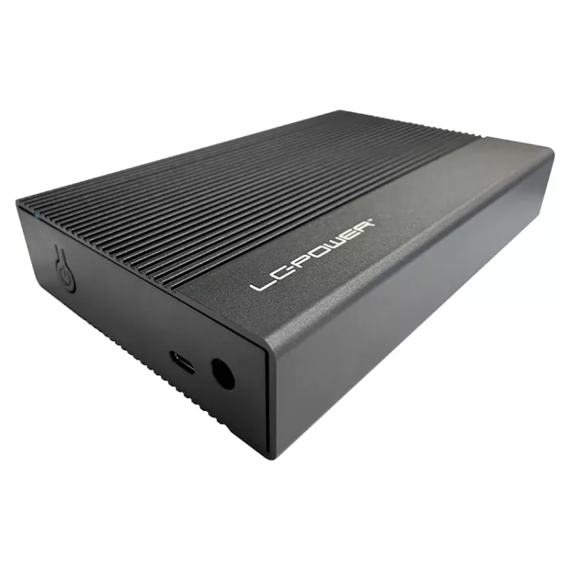 HDD/SSD korpuss LC-Power LC-35U3-C 3.5 collu Melns USB Type-C 6 Gbit/s