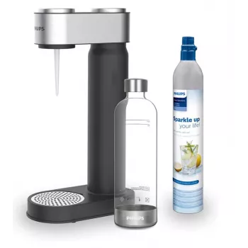 Philips Carbonator Plastmasa Melna 1L PET pudele