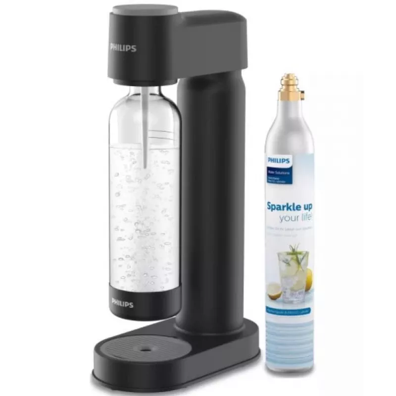 Philips Carbonator Plastmasa Melna 1L PET pudele