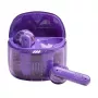 JBL Tune Flex Ghost Edition austiņas True Wireless Stereo (TWS) Iekšauss Zvanu/Mūzikas Bluetooth Violeta, Caurspīdīga