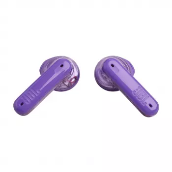 JBL Tune Flex Ghost Edition austiņas True Wireless Stereo (TWS) Iekšauss Zvanu/Mūzikas Bluetooth Violeta, Caurspīdīga