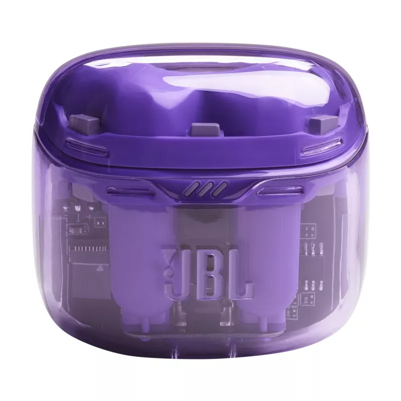 JBL Tune Flex Ghost Edition austiņas True Wireless Stereo (TWS) Iekšauss Zvanu/Mūzikas Bluetooth Violeta, Caurspīdīga