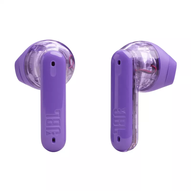 JBL Tune Flex Ghost Edition austiņas True Wireless Stereo (TWS) Iekšauss Zvanu/Mūzikas Bluetooth Violeta, Caurspīdīga