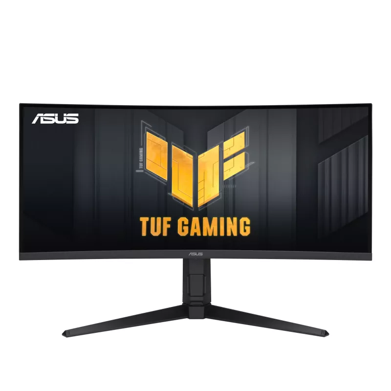 Monitors ASUS TUF Gaming VG34VQEL1A 34 collu izliekts LED 3440 x 1440 100 Hz VA 1 ms FreeSync HDR10 USB centrmezgls