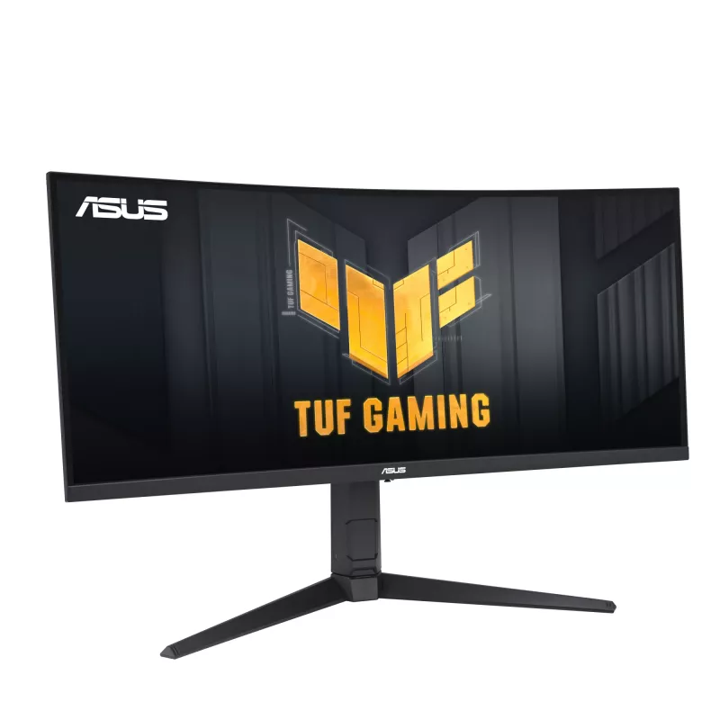 Monitors ASUS TUF Gaming VG34VQEL1A 34 collu izliekts LED 3440 x 1440 100 Hz VA 1 ms FreeSync HDR10 USB centrmezgls