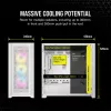 PC korpuss Corsair iCUE 5000D RGB Airflow Midi Tower balts