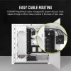 PC korpuss Corsair iCUE 5000D RGB Airflow Midi Tower balts